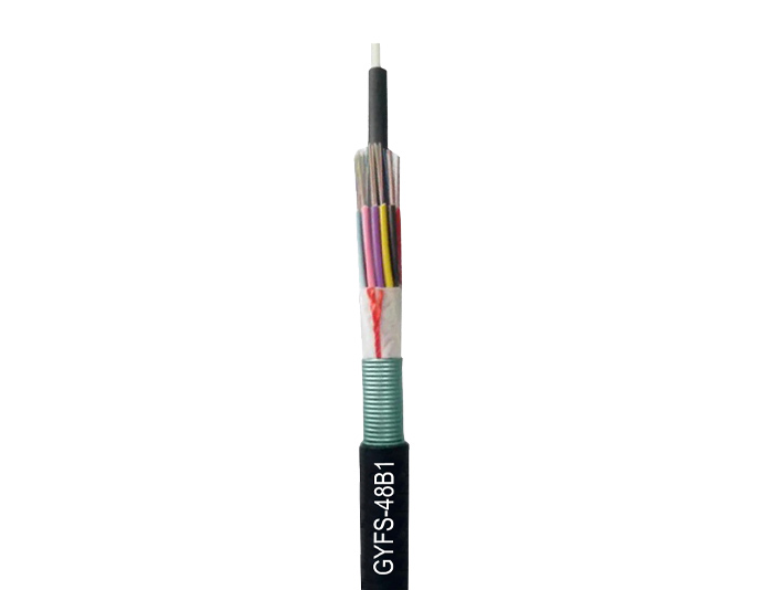 Outdoor Armored Gel-Free Loose Tube Optical Cable GYFS