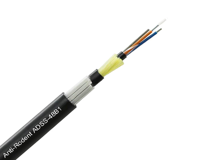 96 Cores Anti-Rodent ADSS Fiber Cable With Double Jacket