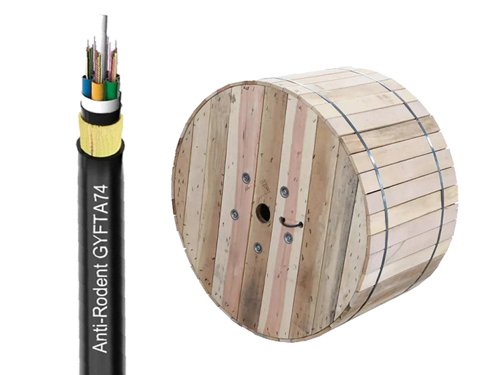 Anti-Rodent Fiber Cable With Triple Jacket GYFTA74