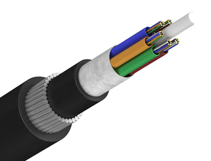 Stranded Loose Tube Underwater Fiber Optic Cable GYTA33